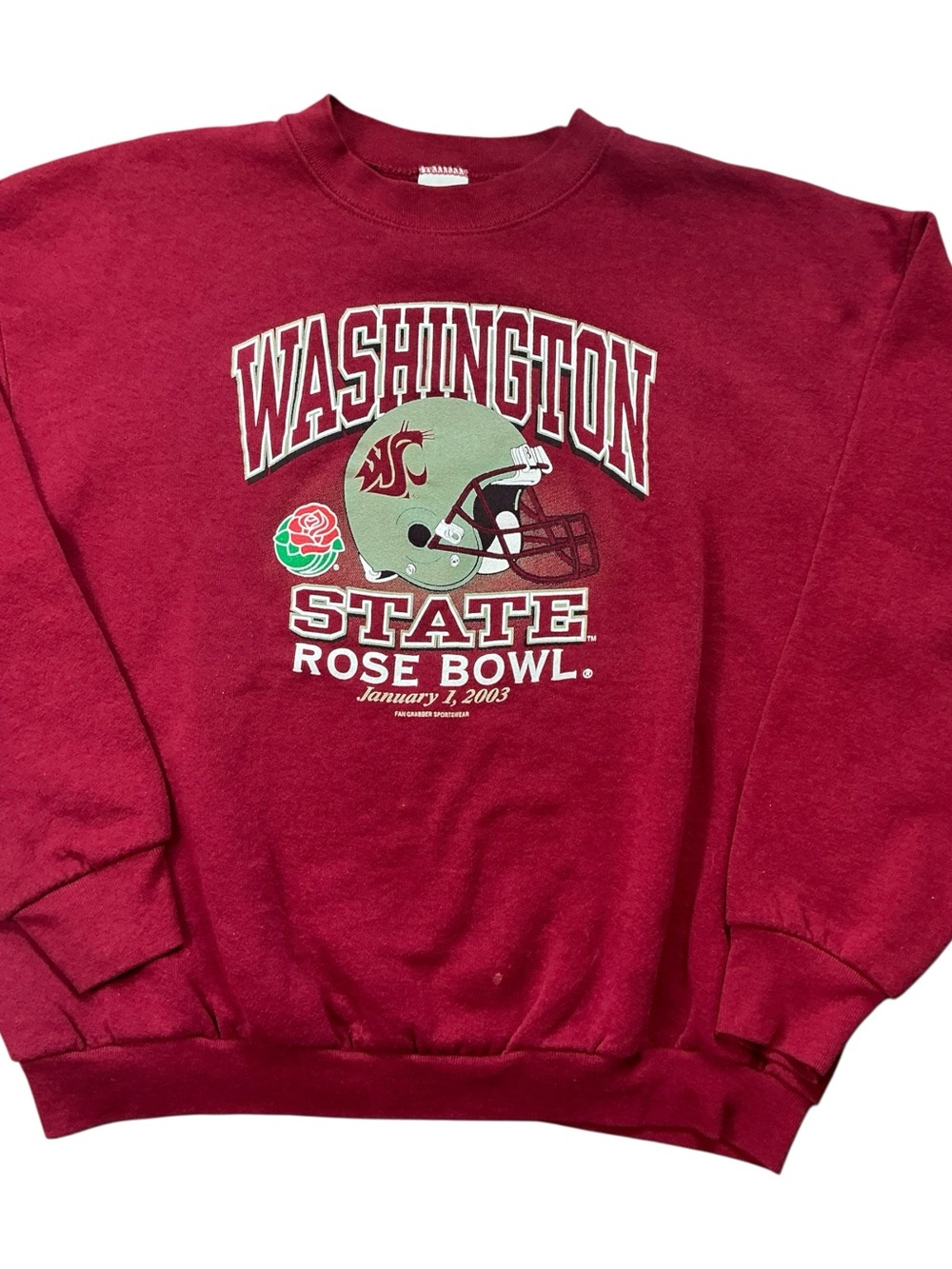 Vintage Washington State Cougars 2003 Rose Bowl Crewneck USA SZ Large